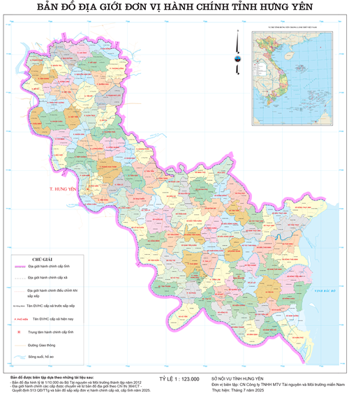 Bản đồ hành chính Xã Thụy Anh