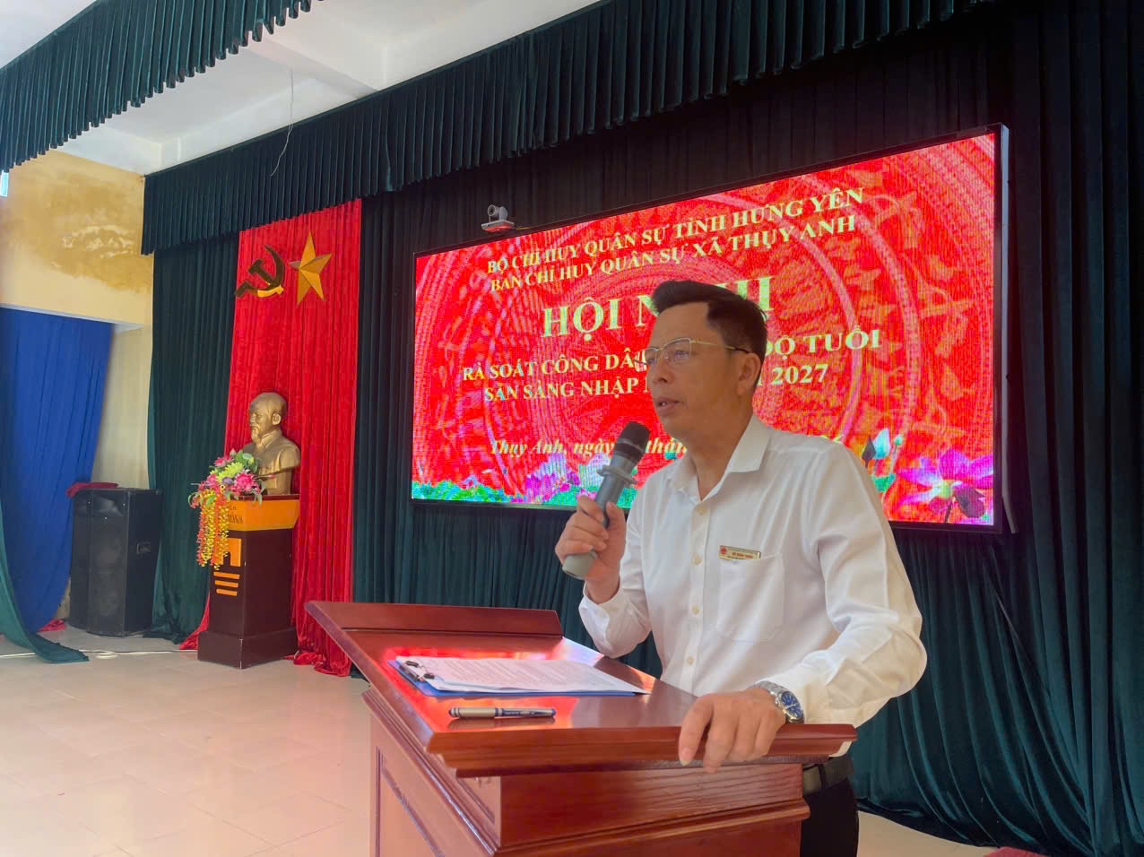 XÃ THỤY ANH TRIỂN KHAI RÀ SOÁT CÔNG DÂN TRONG ĐỘ TUỔI SẴN SÀNG NHẬP NGŨ NĂM 2027